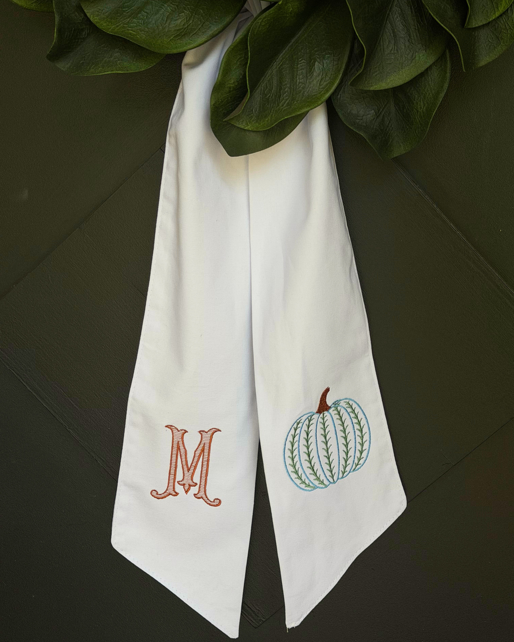 Fall Wreath Sash