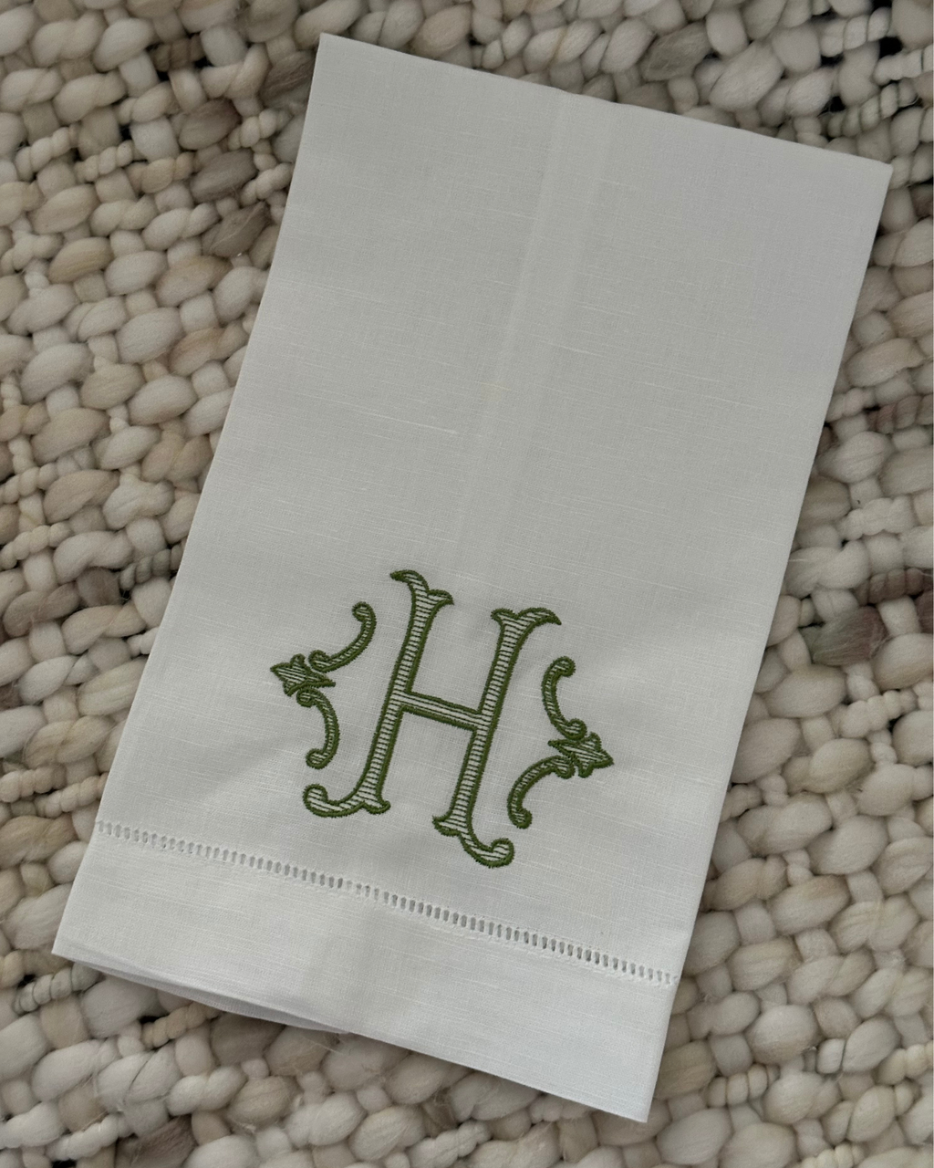 Initial Tea Towel