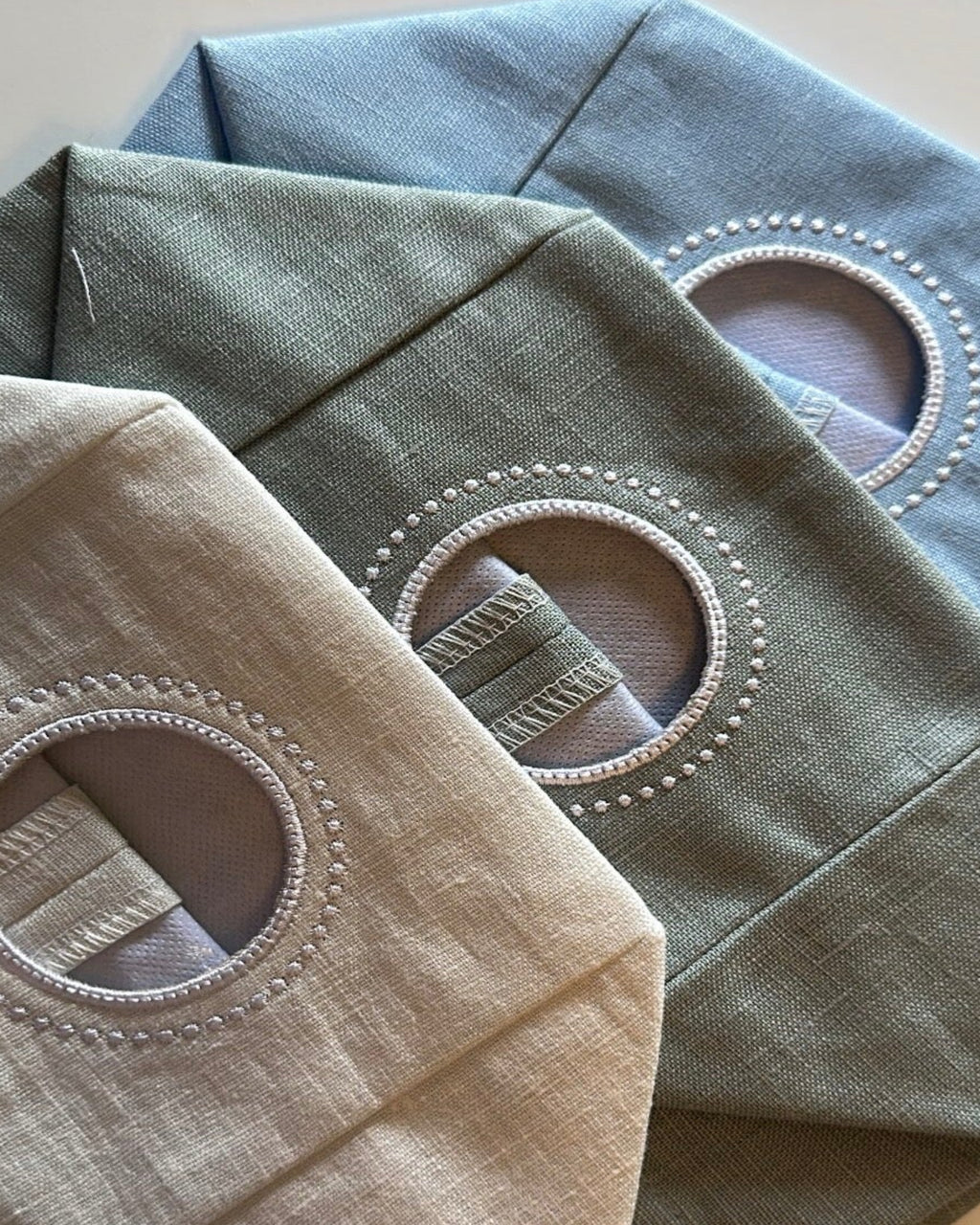 Linen Tissue Box Cover