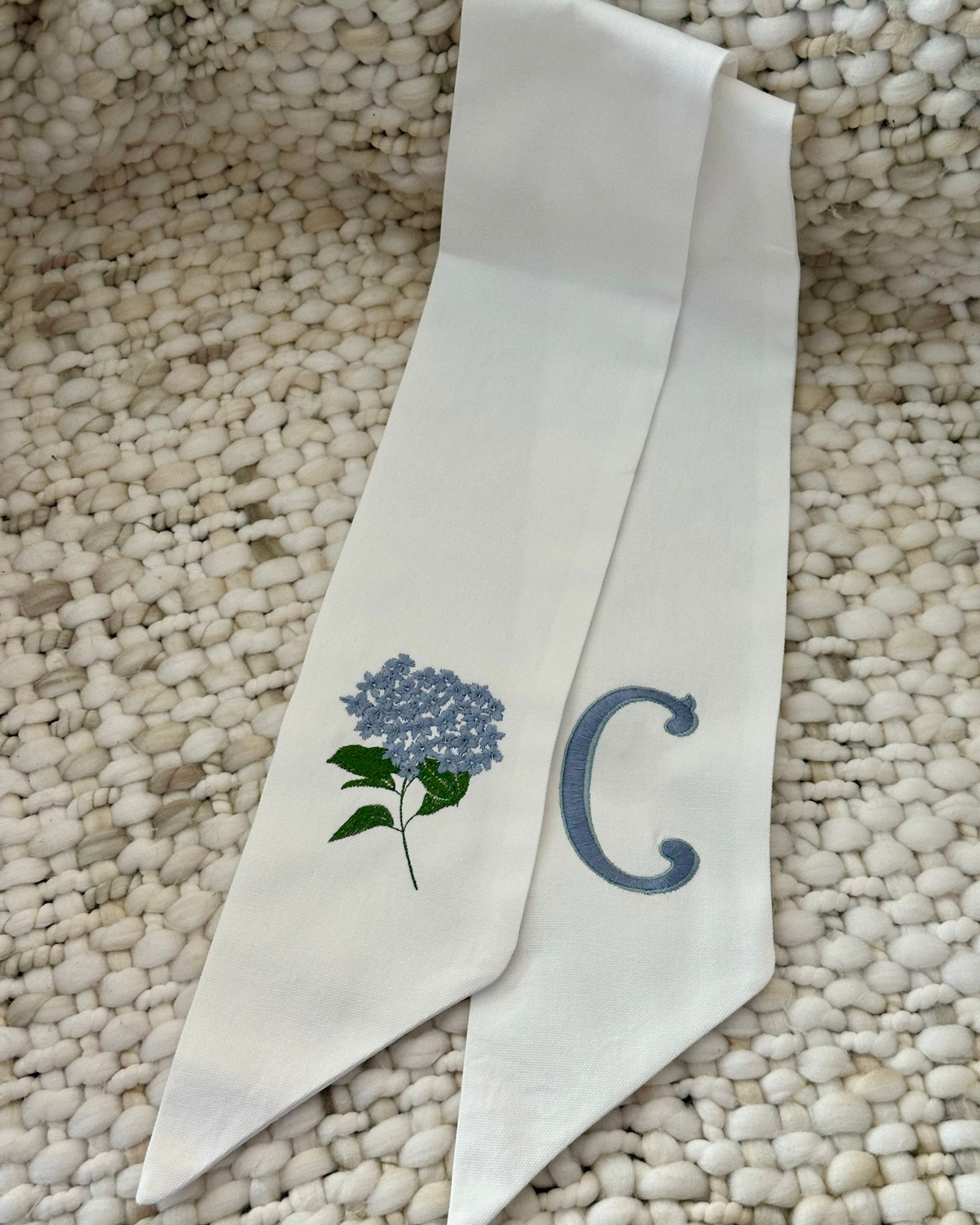 Hydrangea Wreath Sash