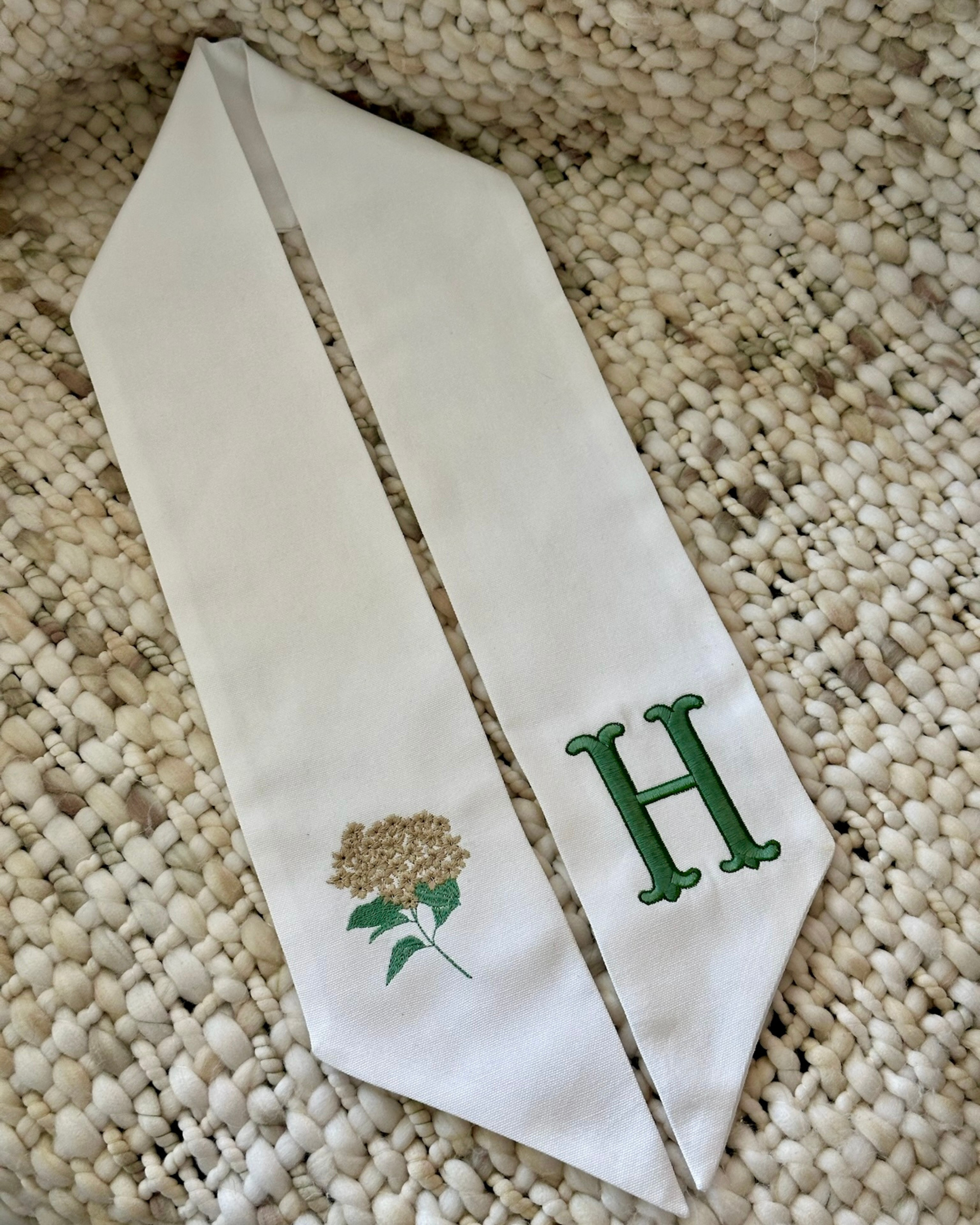 Hydrangea Wreath Sash