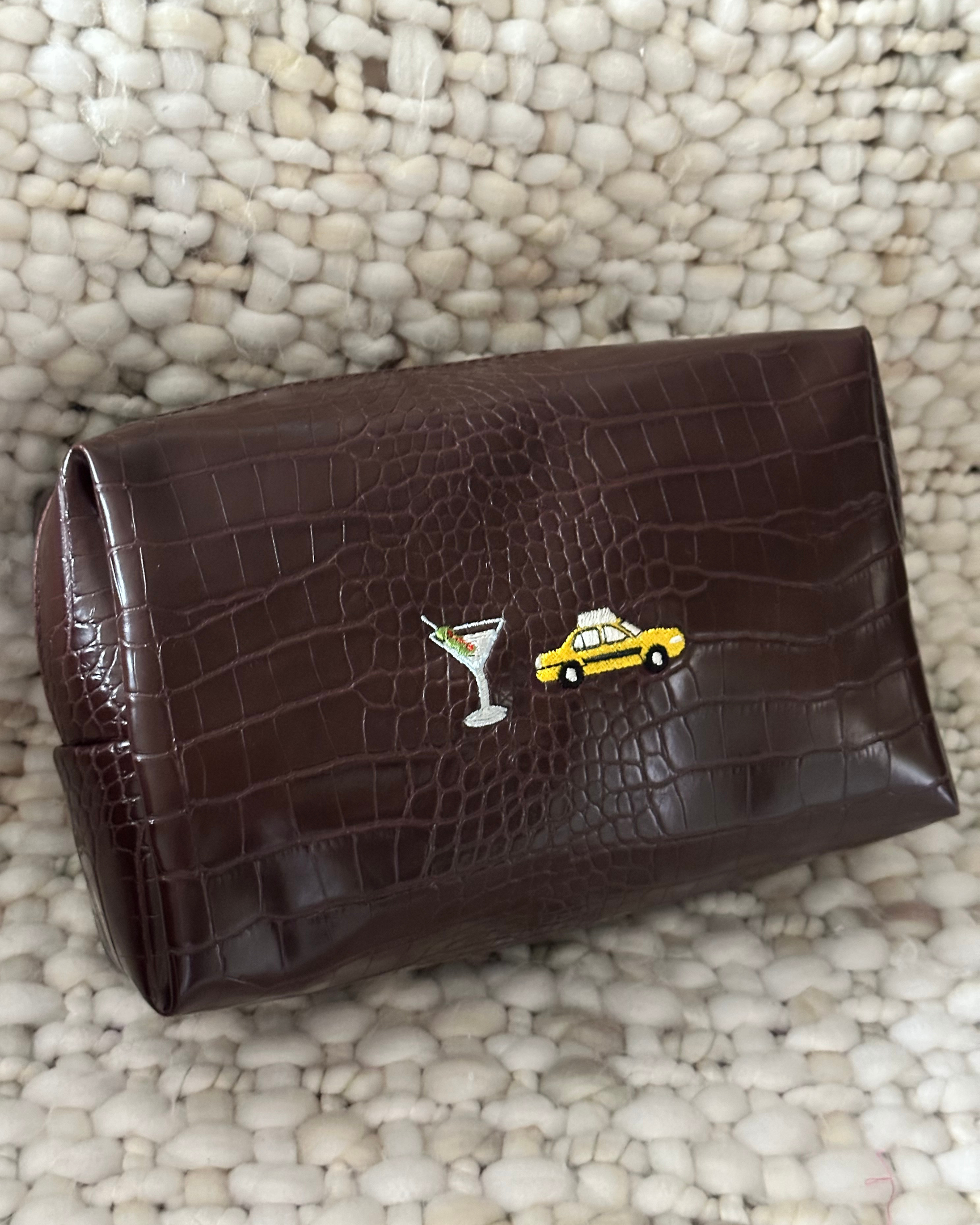 Croc Makeup Bag