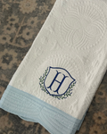 Heirloom Baby Blanket with "H" Initial