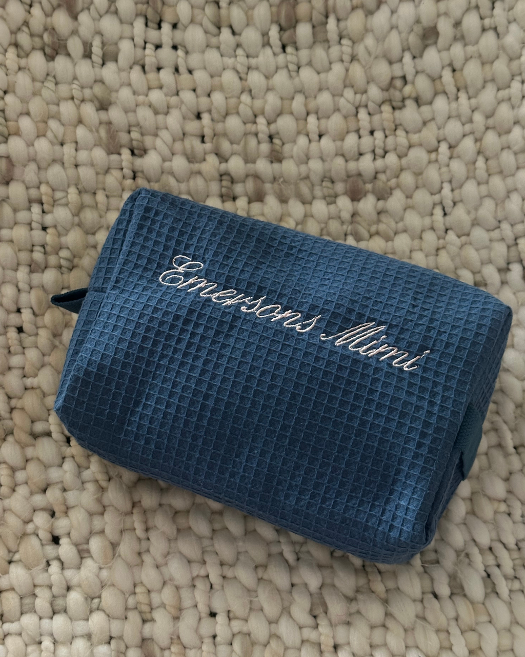 Waffle Makeup Bag