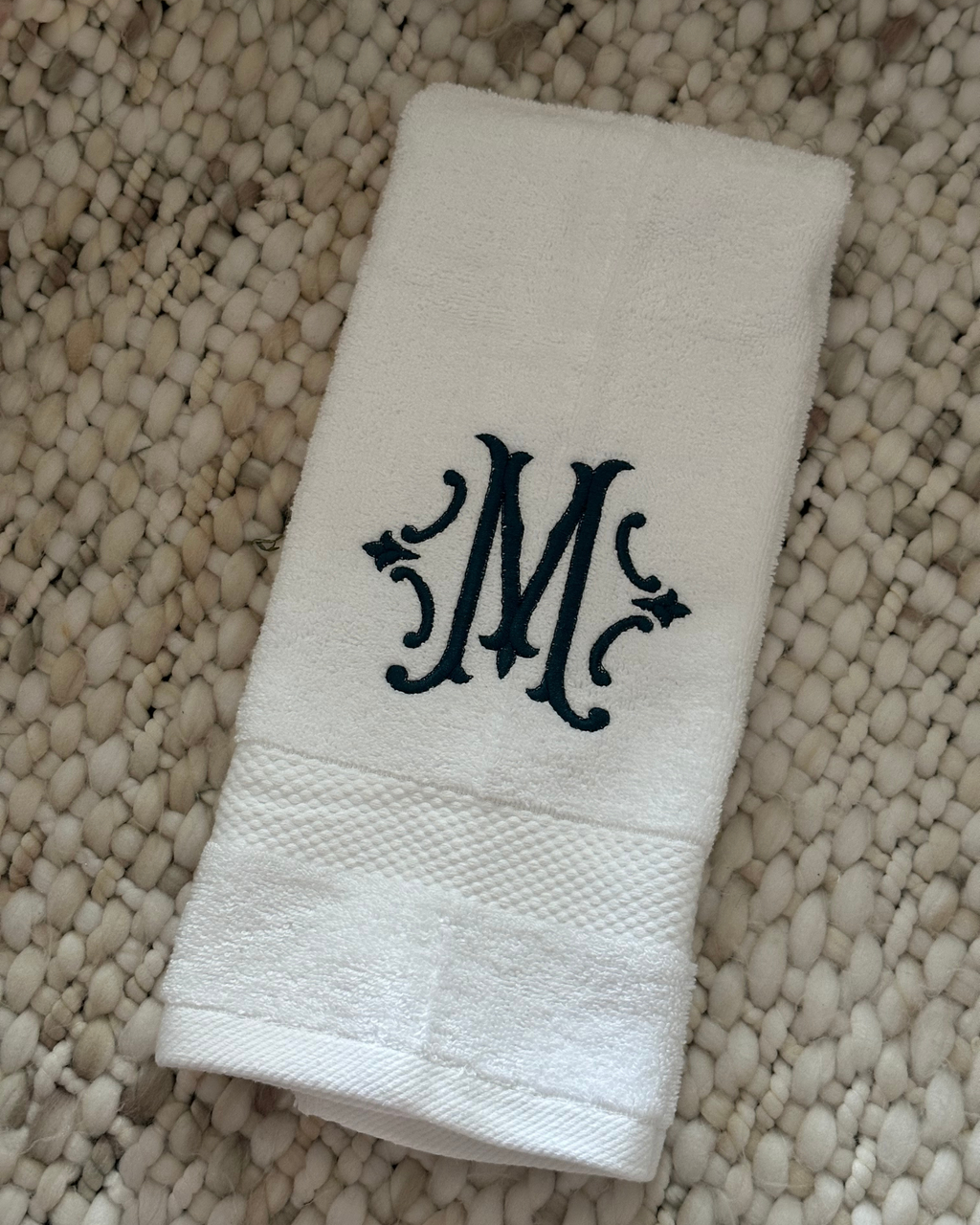 Initial Hand Towel