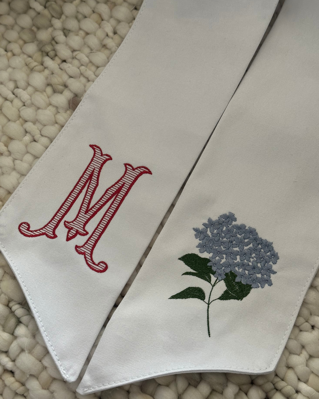 Hydrangea Wreath Sash