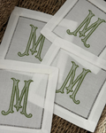Single Initial Cocktail Napkins